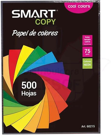 Papel Bond Tamaño Carta Colores Surtidos Hojas Colores Surtidos 500