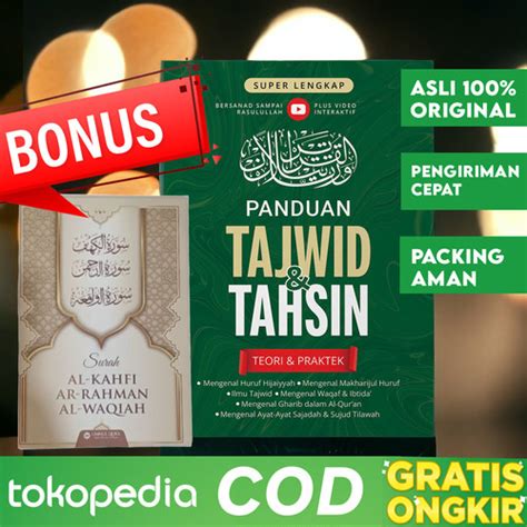 Jual Buku Panduan Tajwid Tahsin Bersanad Lengkap Teori Dan Praktek