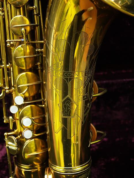 1936 Conn 10M Tenor Saxophone Naked Lady Artist Model Reverb