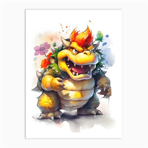 Bowser Art Print by KunStudio - Fy