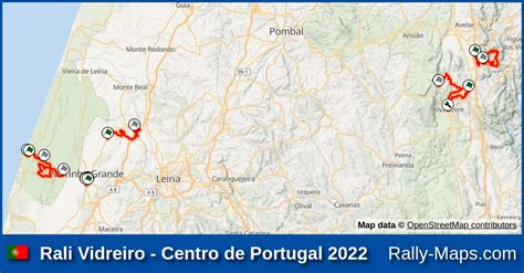 Streckenverlauf Rali Vidreiro Centro De Portugal 2022 CPR