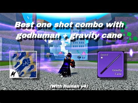 GodHuman Rework Gravity Cane Epic Bounty Hunting Montage Blox Fruits