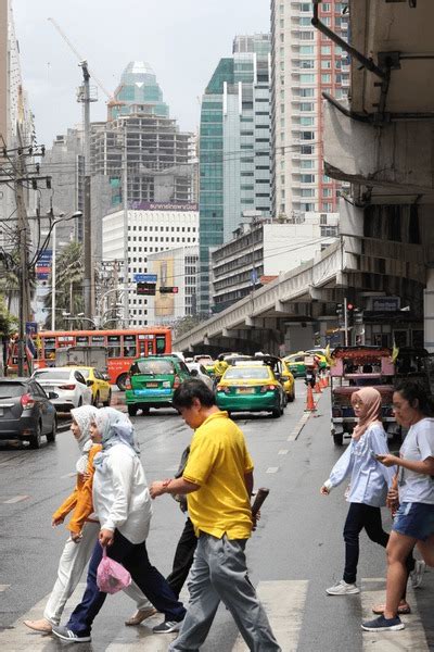 Bangkok Individual Crosswalk Royalty Free Images Stock Photos