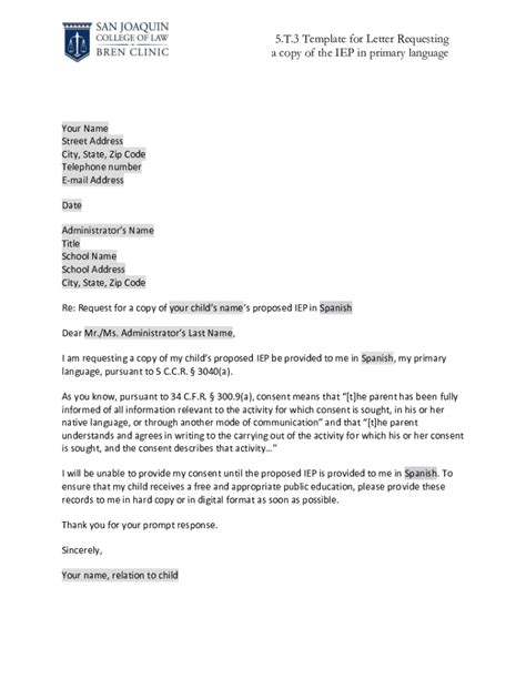 Fillable Online Sample Letter Request To An Evaluation For An Iep And 504 Plan Fax Email Print