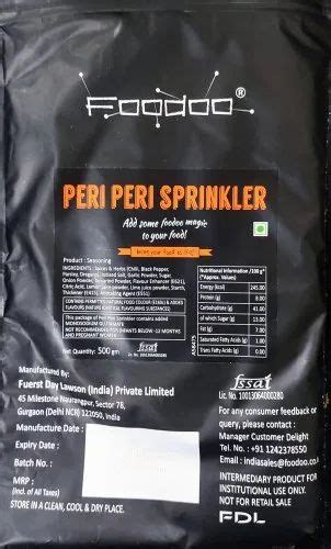 Peri Peri Sprinkler Packaging Size 500gms At Rs 225 Packet In