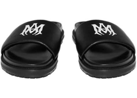 AMIRI Leather Slide Black Men's - PF22MFF002-004 - US