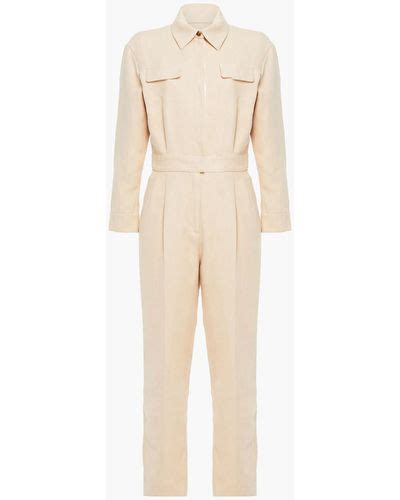 Natural Sandro Jumpsuits And Rompers For Women Lyst