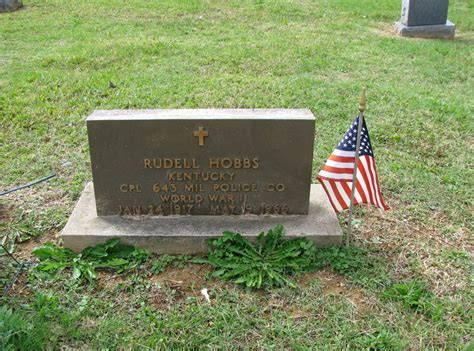 Rudell Hobbs 1917 1966 Find A Grave Memorial