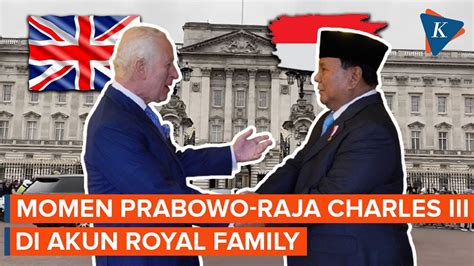 Momen Raja Charles Iii Dan Prabowo Bersalaman Diunggah Akun The Royal