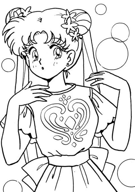 Printable Sailor Moon 6 Coloring Pages Sailor Moon Coloring Pages