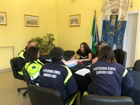 A Carsoli Grande Attesa Per Il Campo Scuola Della Protezione Civile