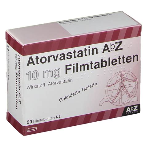 Atorvastatin AbZ 10 Mg 50 St Shop Apotheke