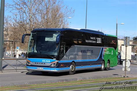 Alsa Setra S Hd De Alsa Cubriendo La Ruta Murcia Flickr