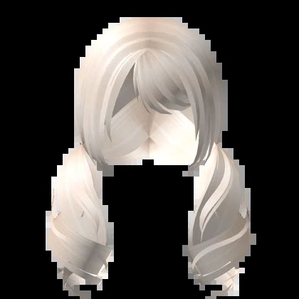 Blonde Curly Princess Pigtails W Side Bangs Roblox Item Rolimon S