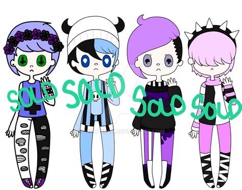 Closed Pastel Goth Boys By Jeliy Bean On Deviantart