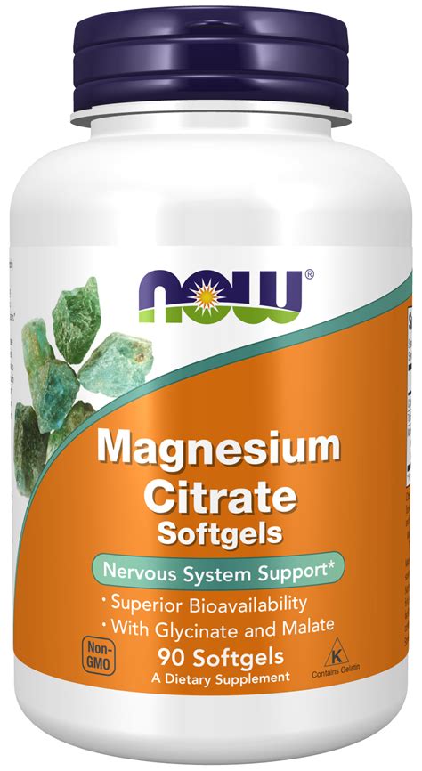 Magnesium Glycinate Tablets | Nervous System Support | NOW
