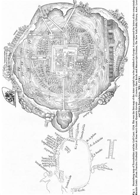 Aztec Map Of Tenochtitlan