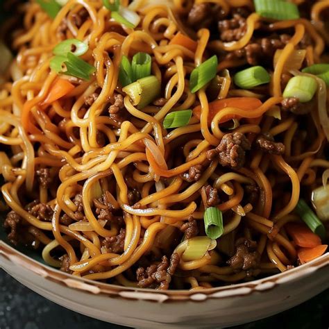 Slow Cooker Ground Beef Chow Mein Recipe