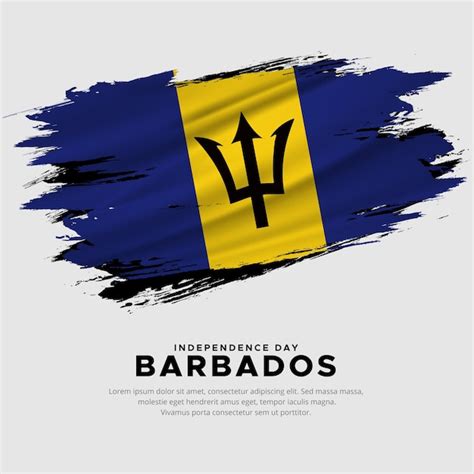 Premium Vector New Design Of Barbados Independence Day Vector