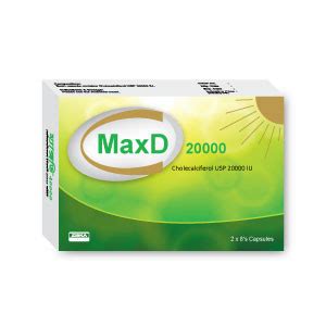 MaxD Capsule 20000 IU Uses Dosage Side Effects FAQ MedicinesFAQ