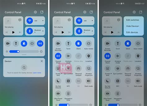 Samsung One Ui Vs Emui Quick Settings Huawei Central