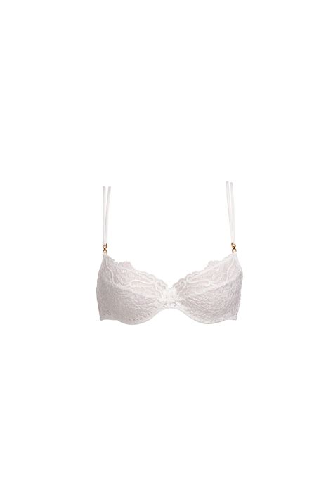 White Wired Bra Andres Sarda Sales White Lace Lingerie Unas Wired