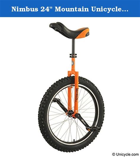 nimbus  mountain unicycle orange features saddle nimbus gel