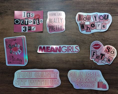 So Fetch Mean Girls Movie Quotes Sticker Pack 17 Fetch Worthy Decals