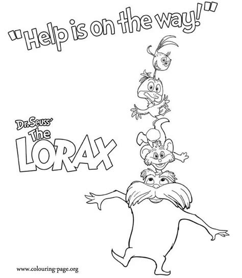 The Lorax Coloring Pages - LorenailJenkins