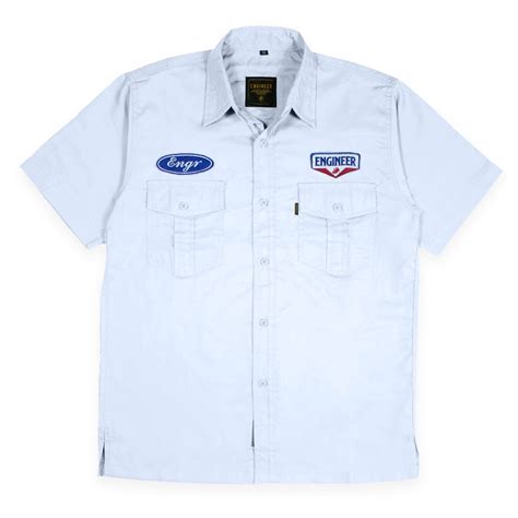 Jual Engineer Workwear Light Work Shirt Kemeja Pendek Casual Baju