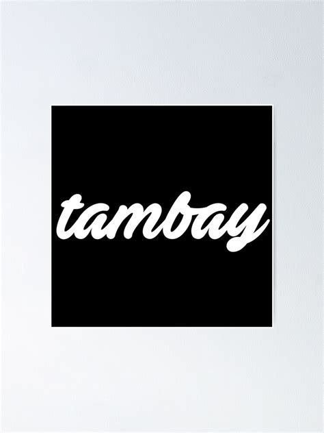 Tambay Filipino Tagalog Word Poster For Sale By Aydapadi Redbubble