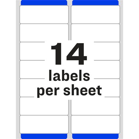 avery  white easy peel address labels inkjet printable pack
