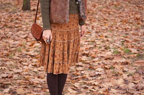 Flowered Autumn Skirt Fall Skirts Skirts Autumn