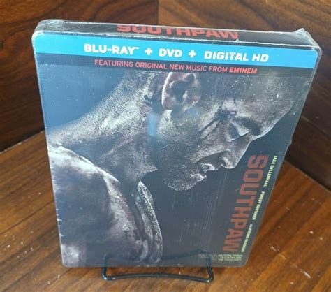 Southpaw Steelbook Blu Ray DVD NEW Sealed Free Box Shipping With