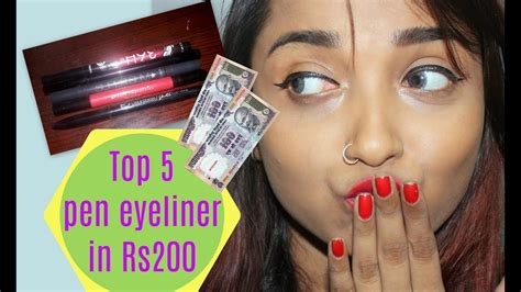 Top 5 Affordable Pen Eyeliner In India Within Rs 200 Best Pen Eyeliner In Budget Review