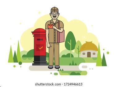 Indian Postman Clip Art