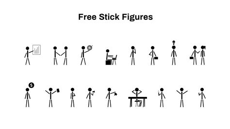 Free PowerPoint Stick Figure Pack - SlideBazaar