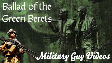 The Story Behind The Ballad Of The Green Berets Youtube