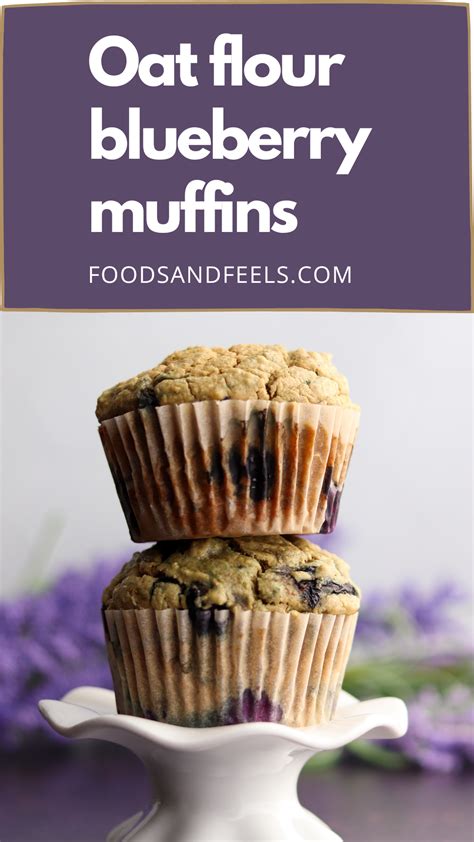 Oat Flour Blueberry Muffins Recipe