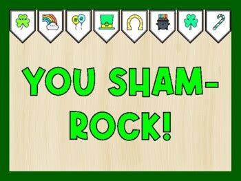 YOU SHAM ROCK St Patrick S Day Bulletin Board Kit By Nitin Sharma