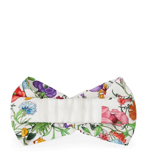 Gucci Silk Flora Print Headband Harrods Us