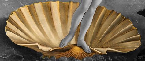 Nascita Di Venere Sandro Botticelli Particolare Della Conchiglia