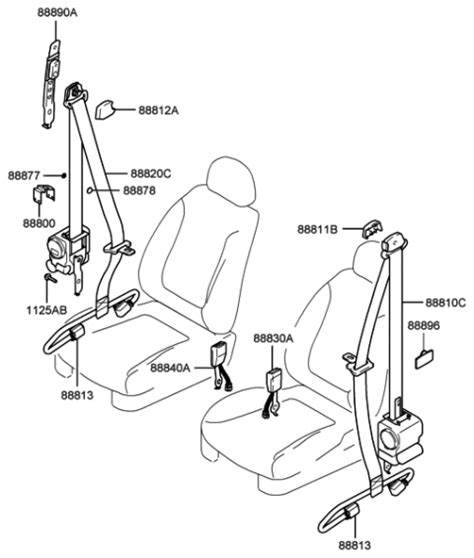 Seat Belt Assembly Parts