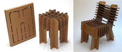 Flat Pack Cardboard Furniture Designs Urbanist