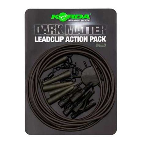 Korda Dark Matter Lead Clip Action Pack Weed Clip Art