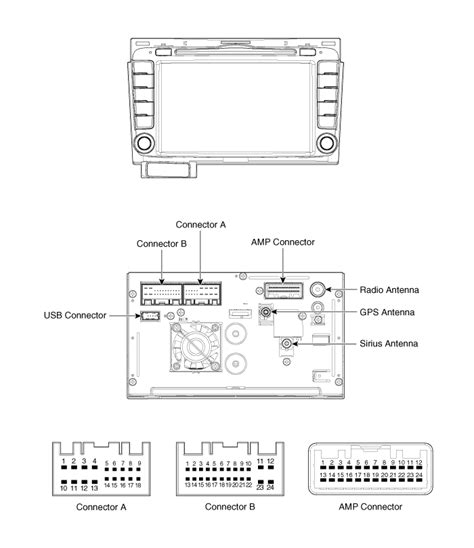 Kia Sportage Components And Components Location AVN System Body