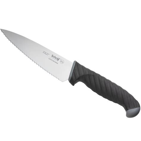 Schraf Serrated Chef Knife With Tprgrip Handle