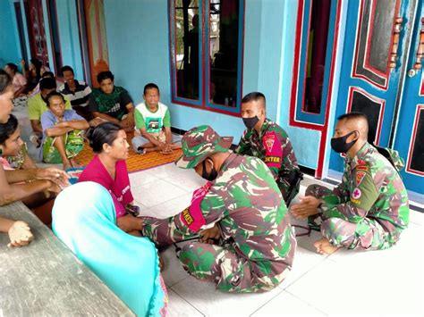 Latihan Pratugas Satgas Pamtas Ri Rdtl Yonif Berikan Penyuluhan