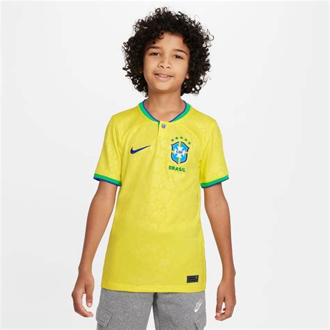 Oferta De Camisa Nike Brasil I 2022 23 Torcedor Pro Infantil Nike