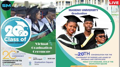 Maseno University Th Graduation Live Youtube